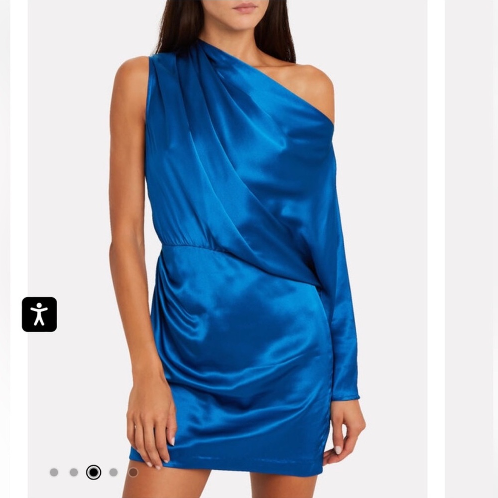 MICHELLE MASON Asymmetrical Mini Dress